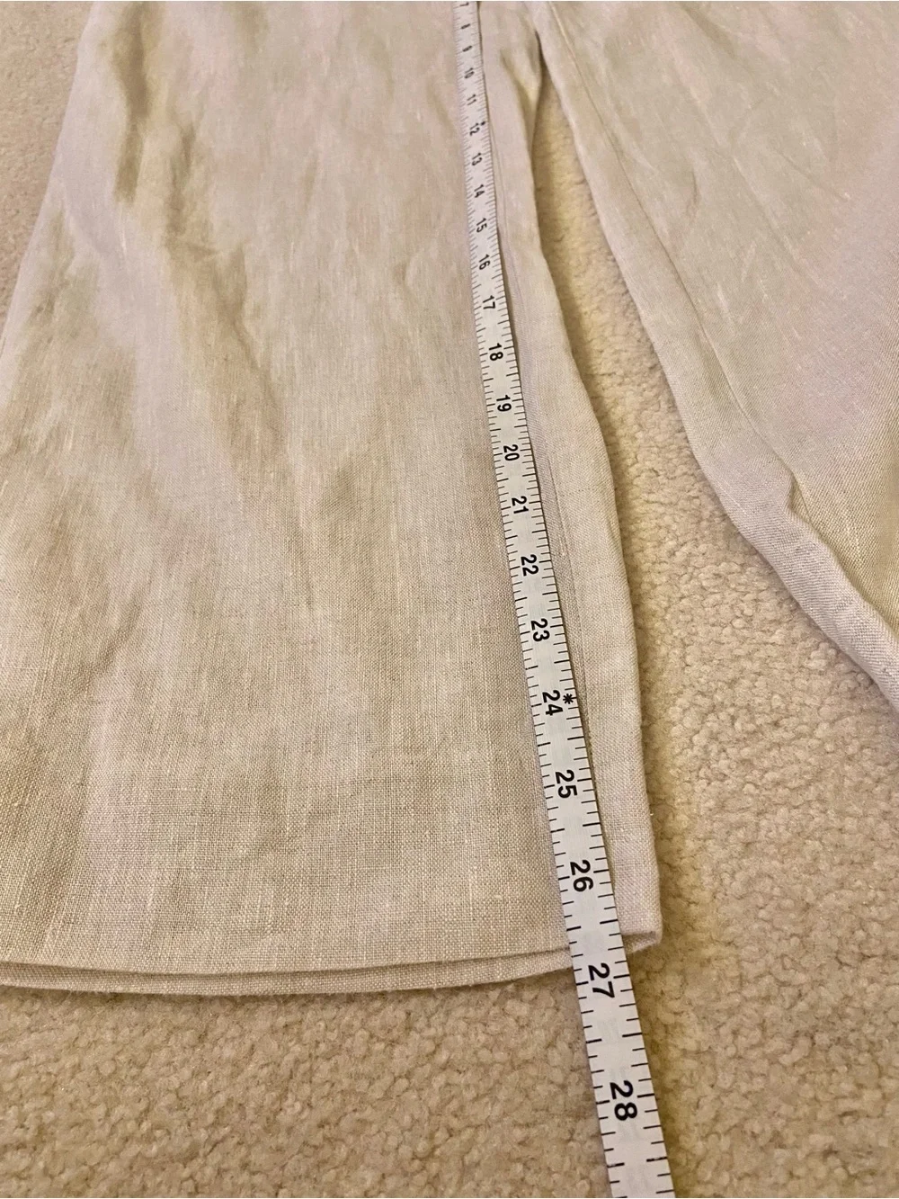 100% LINEN Banana Republic pants, BEIGE